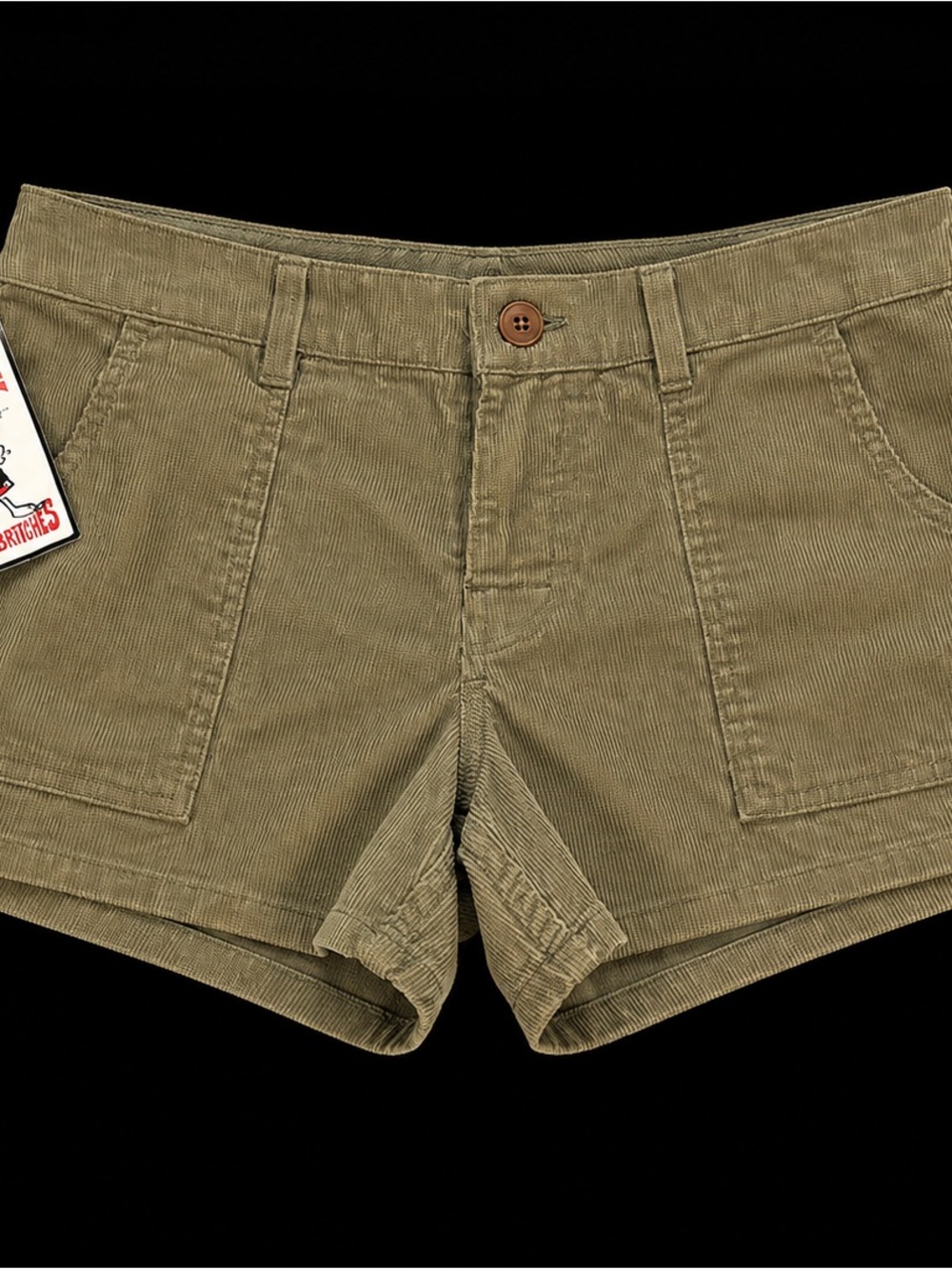 Birdwell Women’s Corduroy Shorts in olive green. CALI ORIGINAL SIZE 8 NWT